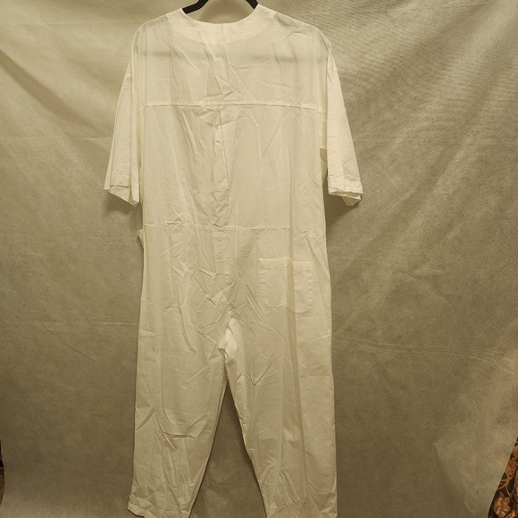 Free People Free-est Feels So Right Cotton Jumpsuit in Ivory - Picture 2 of 6